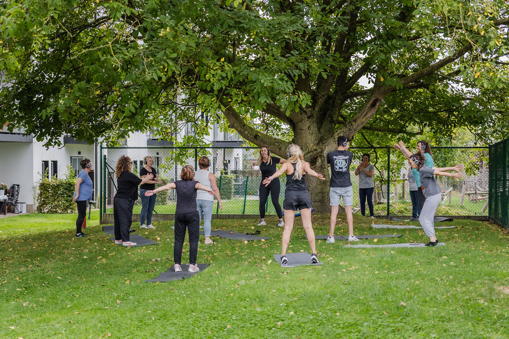 Groep vriendinnen samen